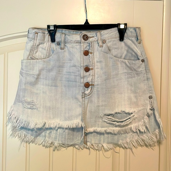 One teaspoon denim skirt - Picture 1 of 7